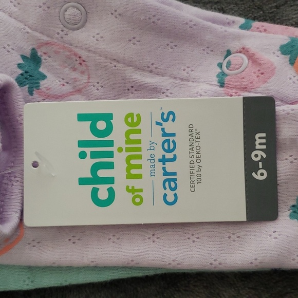 CHILD OF MINE by Carters Footed PJs Sz 6-9mo NWT - Picture 4 of 4